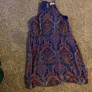 Flowy vintage paisley dress